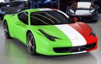 意大利国旗涂装，法拉利458 Italia瑞典特别版,欧卡改装网,汽车改装
