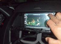 奔驰C180K小屏幕换大屏幕加装导航,欧卡改装网,汽车改装