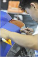 长城M2骚橙改色全车珠光蓝,欧卡改装网,汽车改装