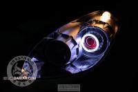 纳智捷大7 SUV改Q5透镜D1S氙气灯,欧卡改装网,汽车改装