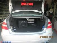 奔驰E300改装隔音与音响升级,欧卡改装网,汽车改装