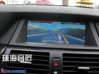 宝马X6原车屏升级高清倒车可视+DVD+数字电视,欧卡改装网,汽车改装