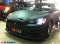 三菱翼神全车贴膜 战斗包围RES排气,欧卡改装网,汽车改装