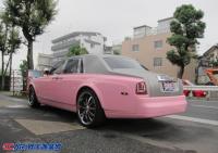 日本Office K推出一款粉色劳斯莱斯古思特,欧卡改装网,汽车改装