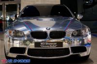 BMW银光再次闪耀 全镀铬M3亮相德国展厅,欧卡改装网,汽车改装