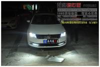 大众朗行升级奥迪Q5小糸双光透镜,欧卡改装网,汽车改装