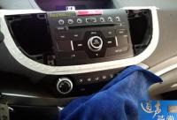 【六安道声】本田CRV装恒晨专用DVD、GPS、导航一体机 新车作业,欧卡改装网,汽车改装