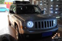 Jeep自由客改装透镜加装天使眼,欧卡改装网,汽车改装
