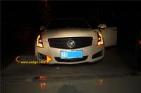 凯迪拉克ATS改全新海拉5 升级CBI灯泡,欧卡改装网,汽车改装