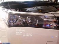 丰田卡罗拉Q5透镜LED天使眼,欧卡改装网,汽车改装