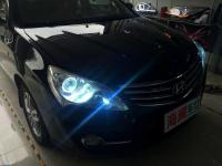 【广州海澜车灯】-现代悦动升级海澜Q5双光透镜,欧卡改装网,汽车改装