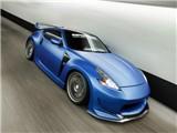 深海金属蓝日产370Z车身改色贴膜,欧卡改装网,汽车改装