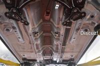 卡罗拉汽车德国汉高底盘装甲施工作业,欧卡改装网,汽车改装