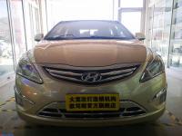 现代瑞纳升级双光氙气透镜大灯 只为夜间行车更安全,欧卡改装网,汽车改装