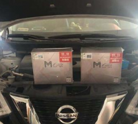 南京日产奇骏车灯改装米石LED双光透镜,欧卡改装网,汽车改装