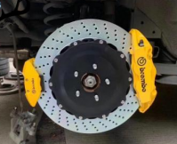 捷豹XFL刹车改装Brembo GT前六后四刹车卡钳,顶级制动,欧卡改装网,汽车改装