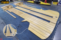 东莞汽车内饰改装 丰田埃尔法改装南美柚木木地板,欧卡改装网,汽车改装