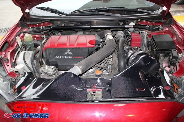 欧卡改装网,改装案例,三菱EVO X改装排气提升动力