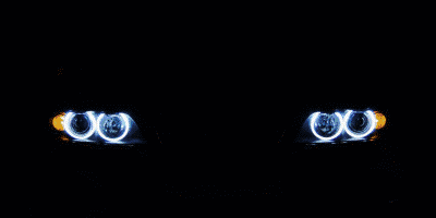 宝马,天使眼,车灯,BMW