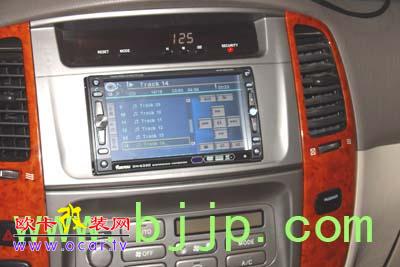 欧卡改装网,改装案例,兰德酷路泽DVD导航