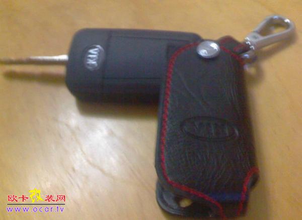欧卡改装网,改装案例,起亚狮跑三代改装韩版折叠钥匙