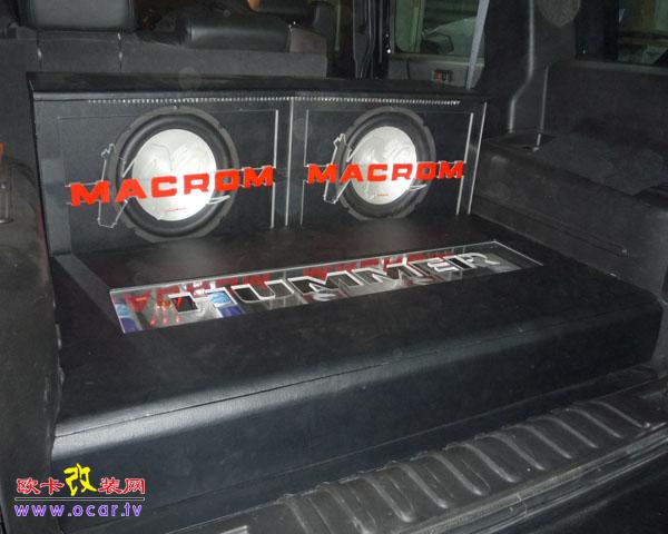 欧卡改装网,改装案例,悍马H3改装音响