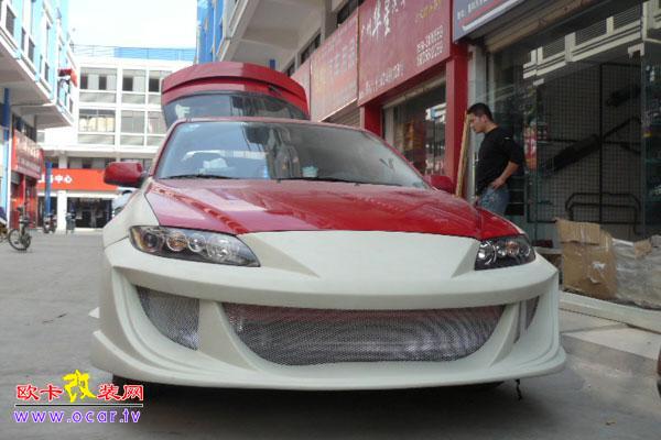 马自达6改空力套件,欧卡改装网,汽车改装