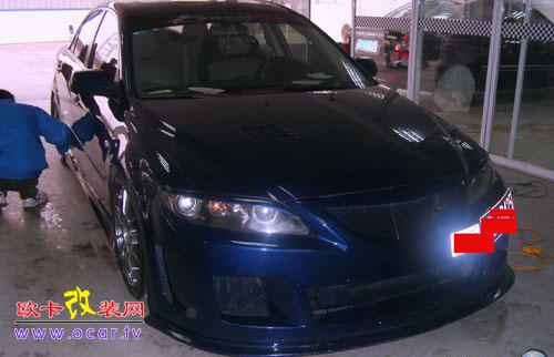 欧卡改装网,改装案例,马自达6改空力套件
