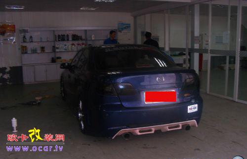 欧卡改装网,改装案例,马自达6改空力套件