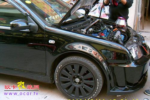 欧卡改装网,改装案例,宝来1.8T排气改装