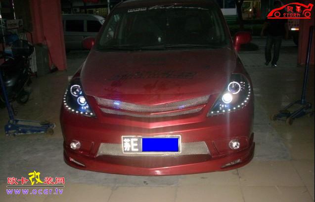 日产骐达改装大灯,欧卡改装网,汽车改装