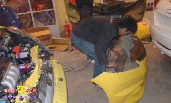 欧卡改装网,改装案例,09新飞 改装大包围无限款