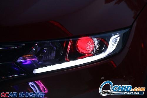 【广州炫澜车灯】本田CRV升级精刚海拉5双光透镜+精刚G5安定器