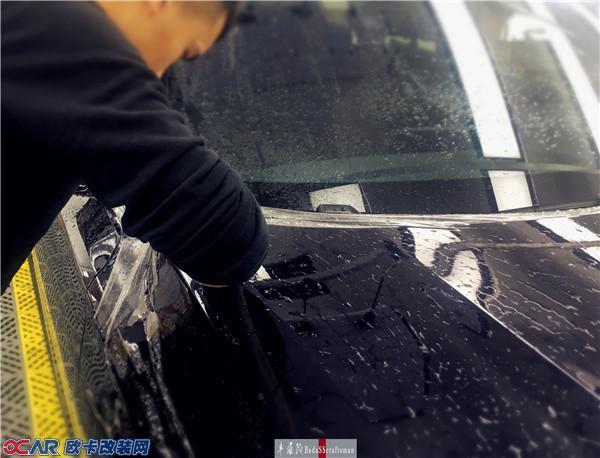 奥迪A8升级隐形车衣 贴膜改色 汽车贴膜