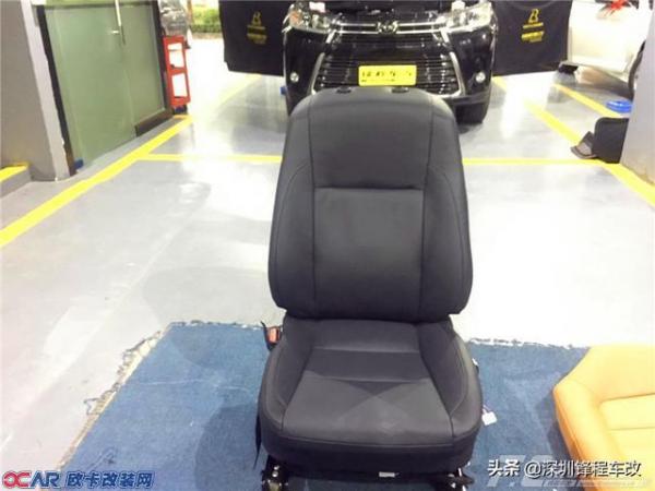 布座椅坐的不舒服怎么办深圳东门丰田汉兰达升级怡然座椅通风系统