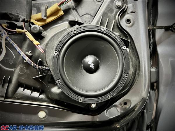 洛克力量R630两分频套装喇叭安装上车细节展示