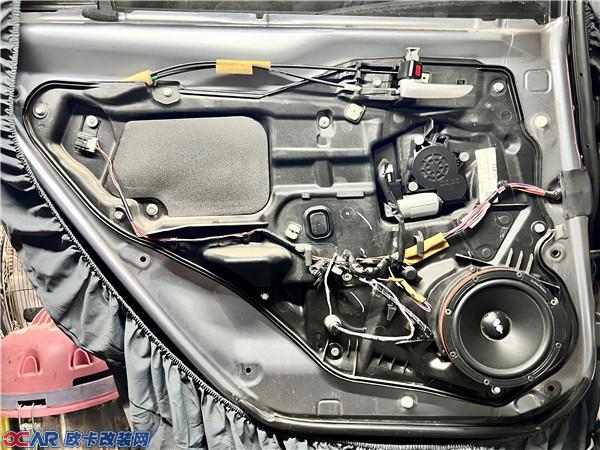 洛克力量R630两分频套装喇叭安装上车