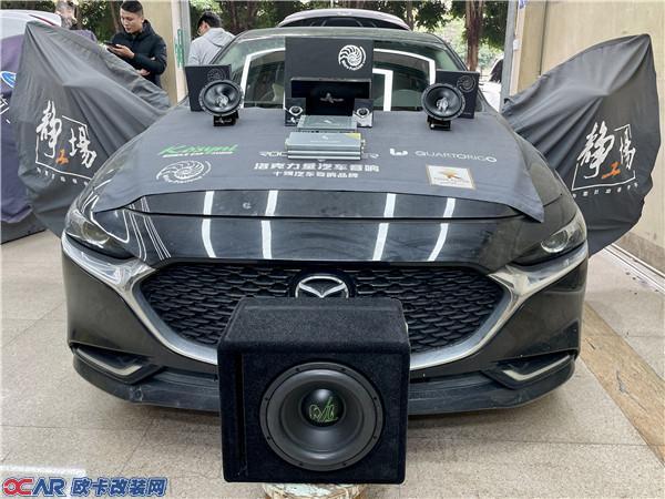 马自达3昂克赛拉改装音响配件展示