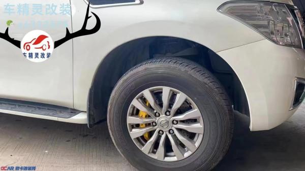 Brembo大六活塞刹车卡钳改装完成 Brembo大六活塞刹车卡钳改装完成