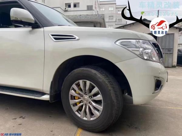日产途乐改装Brembo大六活塞刹车卡钳完工 日产途乐改装Brembo大六活塞刹车卡钳完工