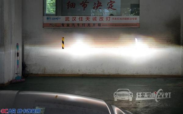 武汉马自达昂克赛拉车灯改装原厂Q5透镜 飞利浦XV氙气灯泡 博世安定器