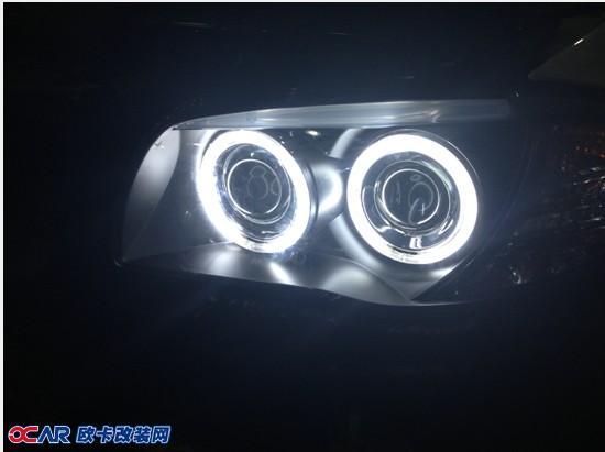 欧卡改装网,改装案例,BMW 120i升级四透+四天使眼