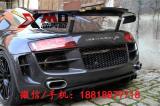 奥迪Audi R8 V8 V10 PPI款碳纤维尾翼定风翼 扰流板 包围改装,欧卡改装网,汽车改装