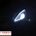 【广州海澜车灯】-北汽幻速升级精刚Q5透镜+天使眼+导光条,欧卡改装网,汽车改装