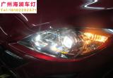 【广州海澜车灯】-马自达M3升级精刚Q5双光透镜+雪莱特灯泡,欧卡改装网,汽车改装