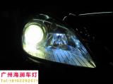 【广州海澜车灯】奔驰SLK350改装全新超级海拉5透镜,欧卡改装网,汽车改装