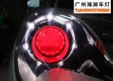 【广州海澜车灯】-现代飞思升级精刚海拉5双光透镜+欧司朗安定器,欧卡改装网,汽车改装