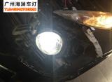 【广州海澜车灯】-英菲尼迪ESQ升级精刚海拉5双光透镜,欧卡改装网,汽车改装