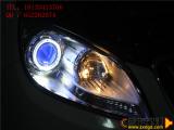 英朗GT升级Q5双光透镜 蓝色恶魔眼 天使眼,欧卡改装网,汽车改装