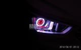 现代IX25车灯升级精刚海拉5双光透镜,欧卡改装网,汽车改装
